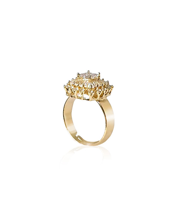 CROWN RING SILVER/GOLD